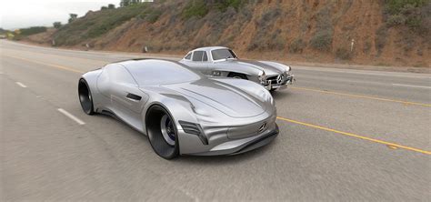 mercedes benz sl pure concept is the modern