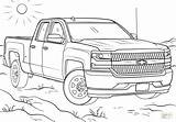 Coloring Chevy Truck Pages Silverado Trucks Lifted Cab Sketch Drawing Outline Drawings Double Chevrolet Printable Print Search Paintingvalley Nova Pickup sketch template