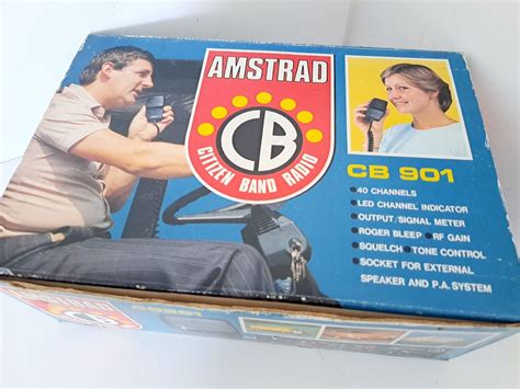 vintage amstrad cb  ch cb radio  original box ebay