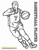 Coloring Basketball Pages Nba Color Team Player Cleveland Printable Cavaliers Players Drawing Hoop Kids Sports Goal Print Boys Sheets Cavs sketch template