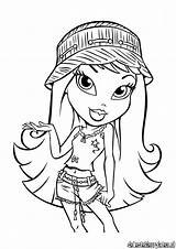 Coloring Bratz Pages Printable Dolls Library Clipart sketch template