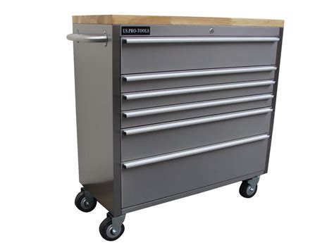 Us Pro Tools 42 Stainless Steel Tool Chest