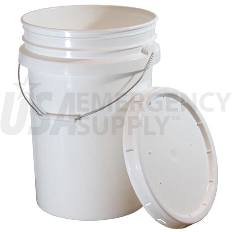 gallon premium titanfood storage bucket  rubber gasket  lid