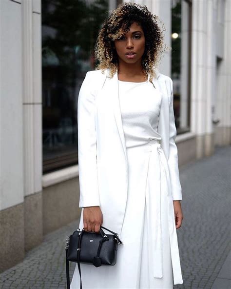 summer all in white white blazer white top and belted