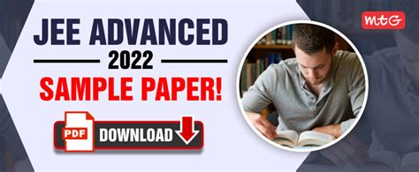 jee advanced sample papers pdfs  mtg blog
