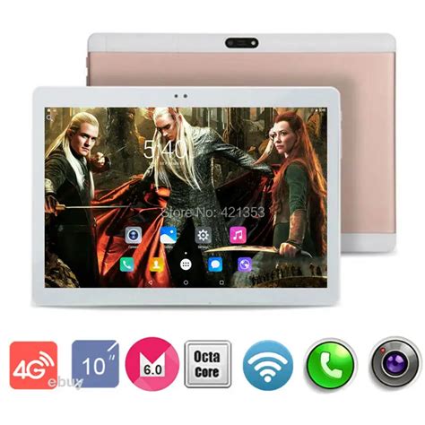 newest   lte android  os   tablet pc mt octa core gb ram gb rom mp