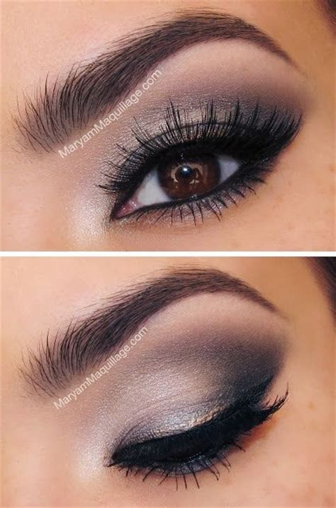 alluring grey smokey eye makeup  pretty designs