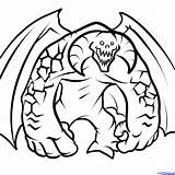 Coloring Balrog Lord Pages Rings Visit Colouring sketch template