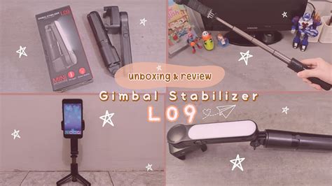 unboxing gimbal stabilizer  review indo  buat vlogger pemula glory dreamy youtube