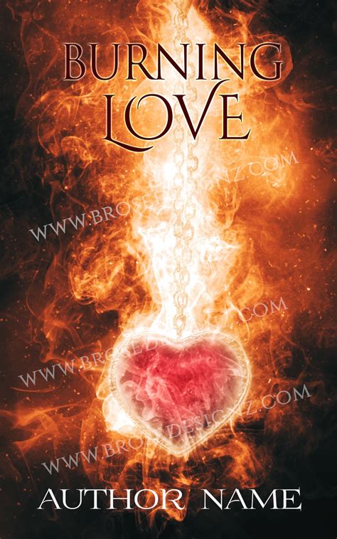Burning Love The Book Cover Designer
