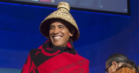 with blanket ceremony american indians give obama a warm embrace