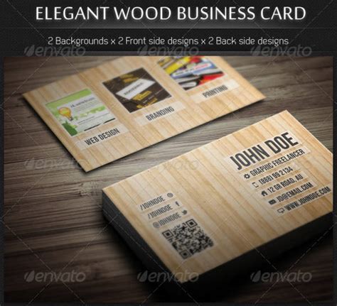 wood business card templates psd word