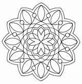 Coloring Pages Geometry Sacred Geometric Getcolorings Printable sketch template