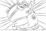 Minion Coloring Pages Jerry Drawing Printable Dave Purple Color Getdrawings Online Angry Captain Dot Cartoons Kids sketch template
