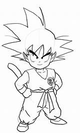 Goku Drawing Coloring Pages Ball Dragon Super Draw Saiyan Kid Printable Anime Drawings Son Para Do Easy Dragonball Desenhos Kids sketch template