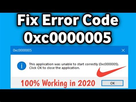 fix error code xc fix application  unable  start correctly  windows