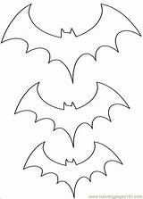 Coloring Pages Bats Bat sketch template