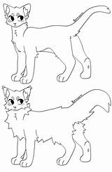 Cat F2u Lineart Short Haired Long Deviantart Base Drawing sketch template