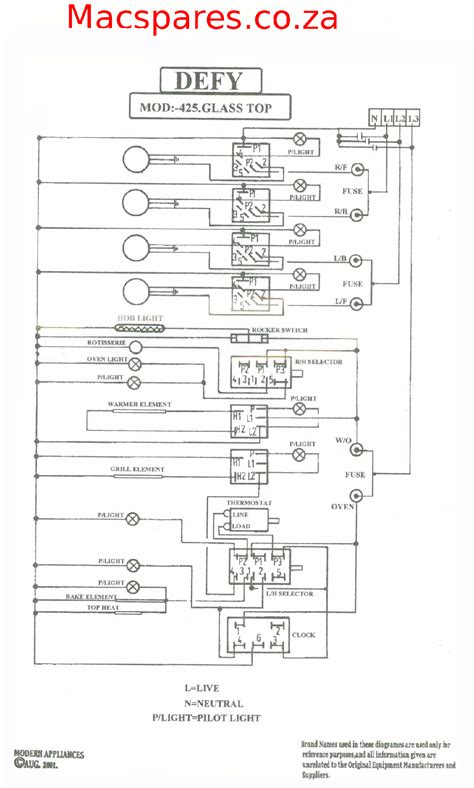 defy  stove wiring diagram diy projects
