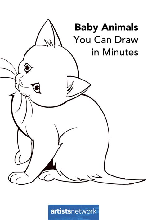 perfect  beginners   draw easy animals artists network