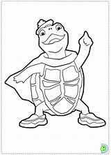 Coloring Wonder Pets Pages Dinokids Clipart Popular Library Close Coloringhome Books sketch template