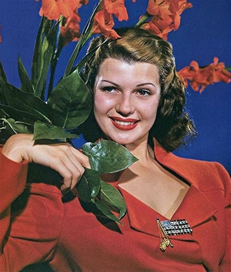 rita in red with red flowers rita hayworth rita hollywood divas