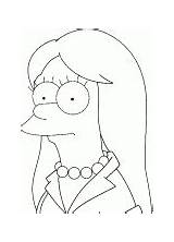 Marge Coloring Hair Smooth Smiling Simpson Previous Gif Margesimpson Drawings sketch template