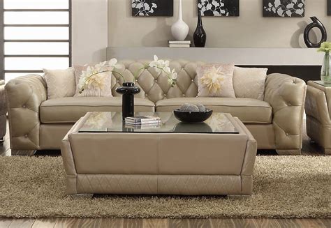 fresh living room ideas  cream leather sofa photograpy