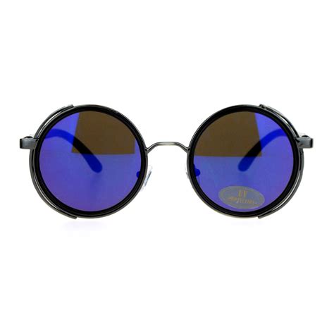 sa106 steampunk victorian side visor round circle lens sunglasses ebay