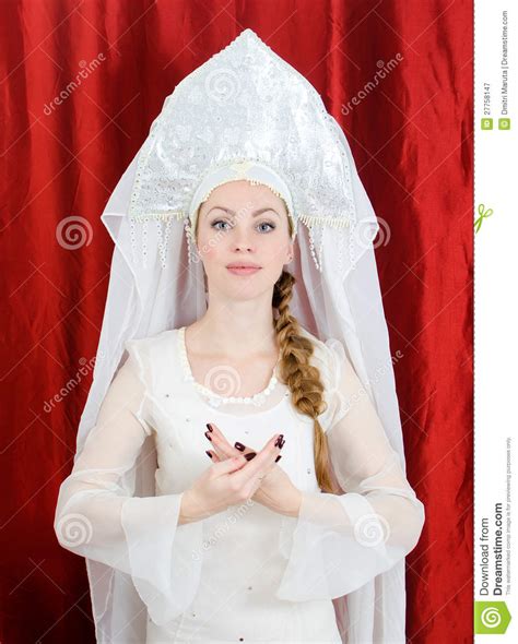 Woman In Traditional Costume Russian Voyeur Rooms