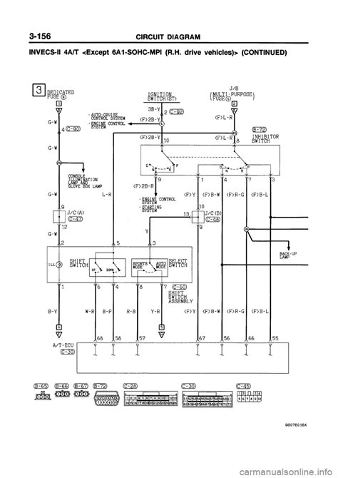 mitsubishi galant   electrical wiring diagram workshop manual  pages page
