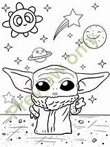 Yoda Coloring sketch template