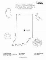 Indiana Kids Coloring Pages Fun Activities States United sketch template