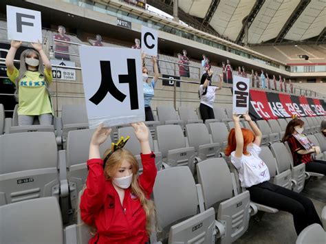Sex Dolls Instead Of Spectators Korean Soccer Club