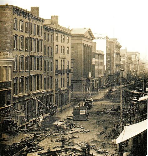 this is believed to be the earliest photograph of nyc taken at broadway
