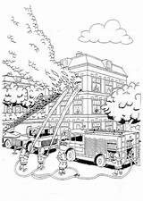 Incendio Kleurplaat Coloriage Incendie Incendios Pompieri Forestales Schoolplaten Educima Bomberos Feuer Imprimir Kleurplaten Malvorlage Stampare Scarica sketch template