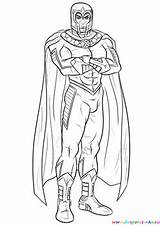 Magneto Supervillains sketch template