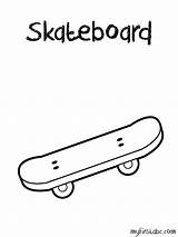 Skateboard Trukfit Skateboards Skateur Coloriageetdessins sketch template