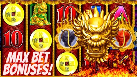 dragons deluxe slot machine max bet bonuses great session