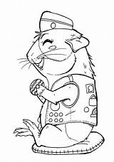 Scout Girl Coloring Pages Cookie Printable Pig Gerbil Scouts Guinea Brownie Clipart Daisy Kids Drawing Cookies Color Book Hamster Getcolorings sketch template