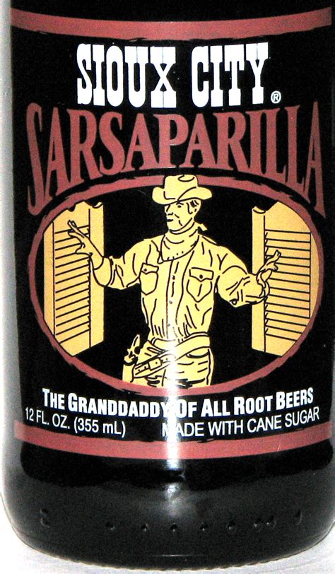 sioux city sarsaparilla labelthe grand daddy   root beers root beer soda pop beer