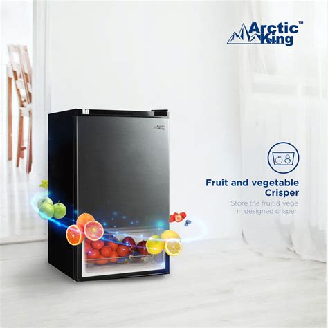 Buy Arctic King 4 4 Cu Ft One Door No Freezer Mini Fridge Black