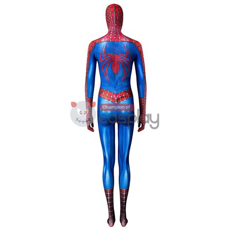 female spiderman tobey maguire jumpsuit spider man cosplay suit