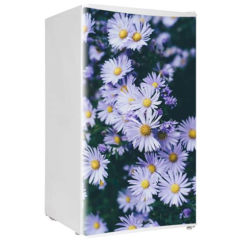 decals  mini fridge vinyl flowers  design fridge decals wrap