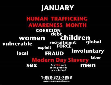 acrath national slavery and human trafficking prevention month acrath