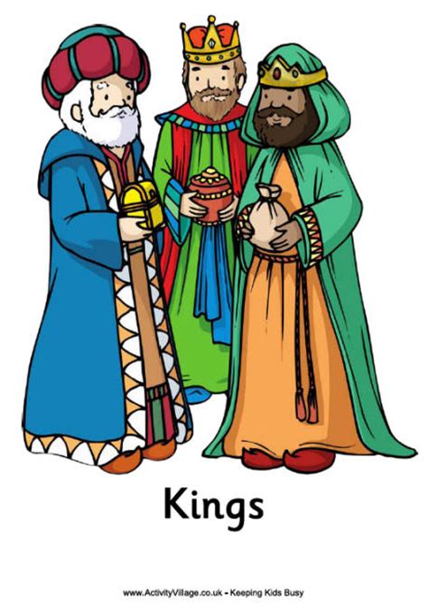 nativity posters kings printable