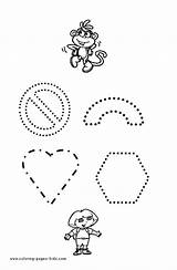 Coloring Pages Educational Color Printable Shapes Shape Kids Sheets Found sketch template