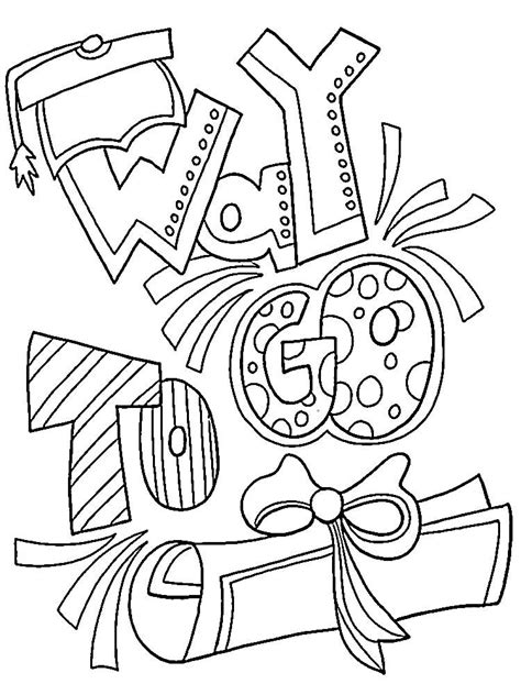 happy graduation coloring pages graduation day   day  students