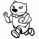 Wombat Coloring Pages Rugby Colouring Animal Activities Online Stew Animals Template sketch template