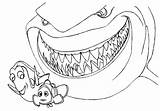 Nemo Procurando Dibujos Shark Pintarcolorear Kleurplaten Delen sketch template